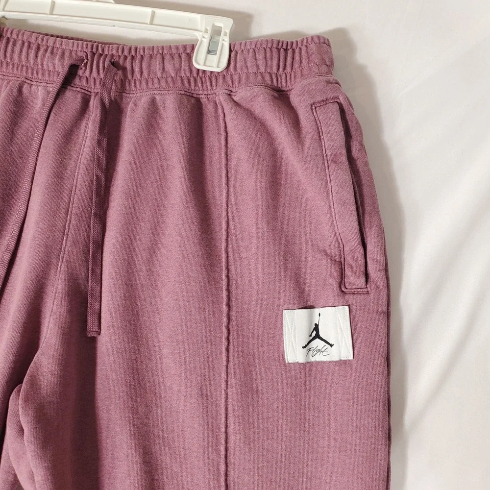 Jordan Essentials Flight Fleece Sweatpants Burgundy Washed Berry DD7001-533 XL